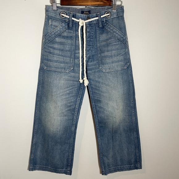 Ralph Lauren wide leg crop jeans size 26 - Picture 2 of 11